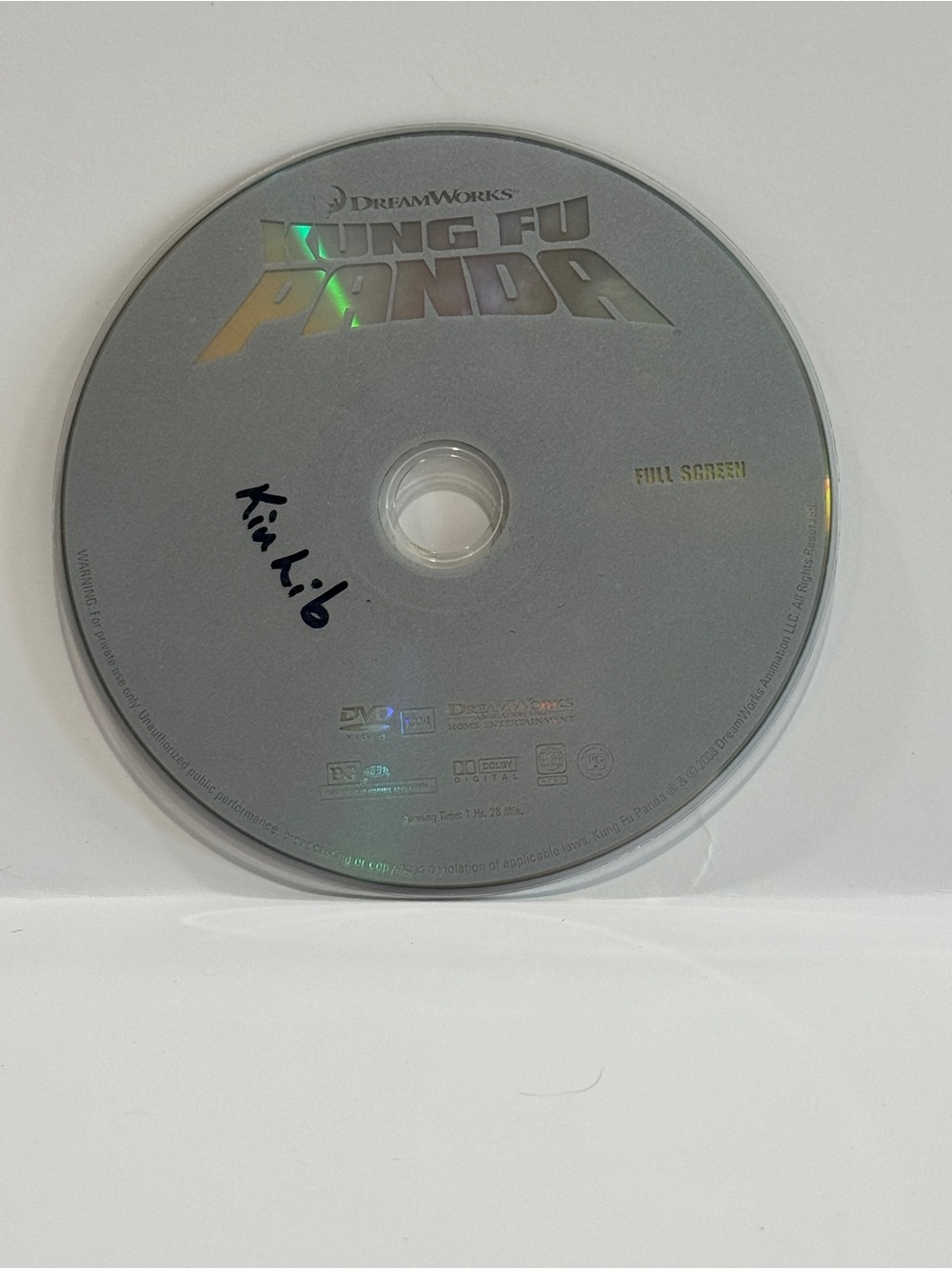 Kung Fu Panda Movie DVD